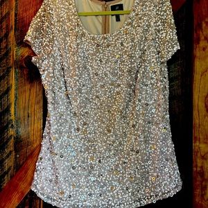 Adrianna Pappell Sequined Top